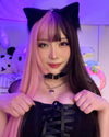 Review for Lolita half black half pink wig yv42195