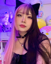 Review for Lolita half black half pink wig yv42195